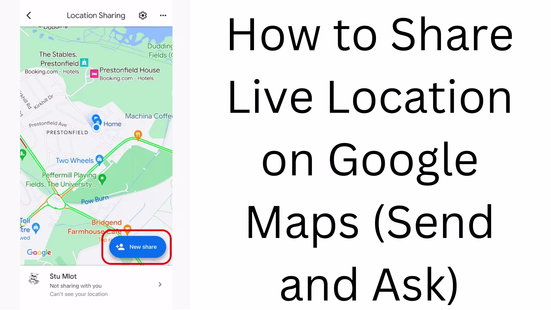 How ​​to Share Live Location on Google Maps (Send and Ask)