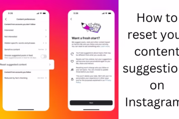 How ​​to reset your content suggestions on Instagram?