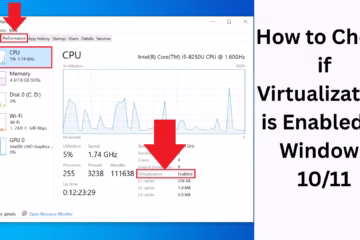 How to check if Virtualization is enabled in Windows 10/11?
