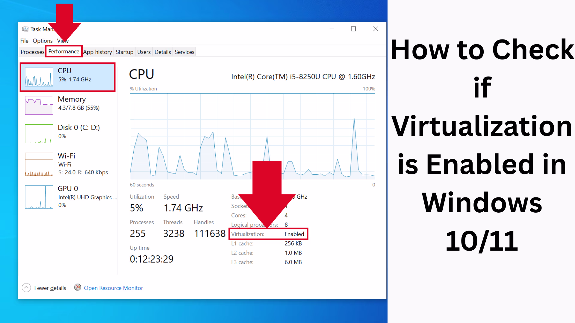 How to check if Virtualization is enabled in Windows 10/11?