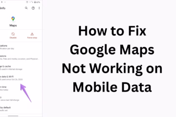 How to Fix Google Maps Not Working on Mobile Data
