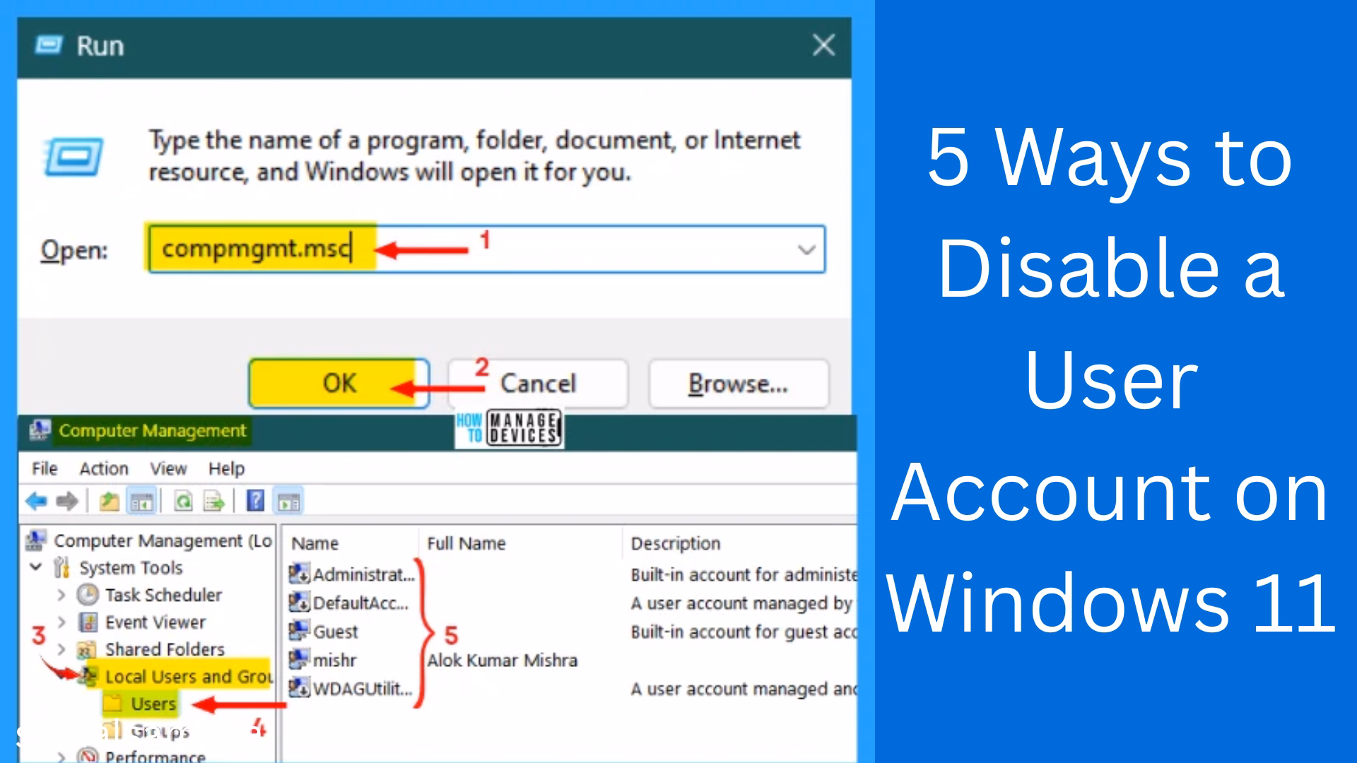 5 Best Ways to Disable User Account on Windows 11