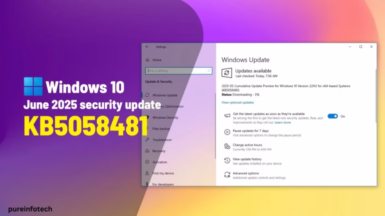 Build 19045.5912 (KB5058481) Windows 10 June 2025 Update Preview Released