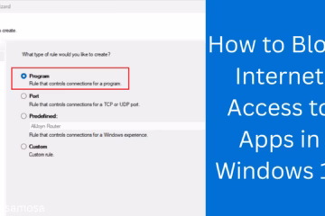 How to Block Internet Access to Apps in Windows 11?