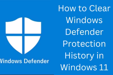 How to Clear Windows Defender Protection History in Windows 11