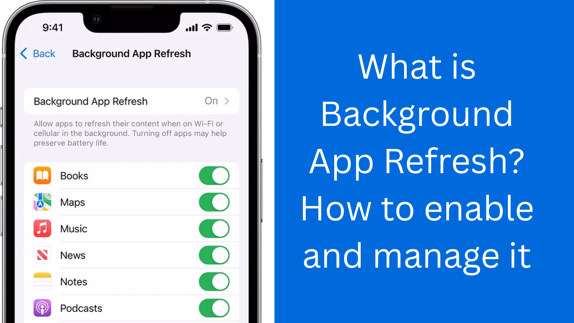 What is Background App Refresh? How to enable and manage it