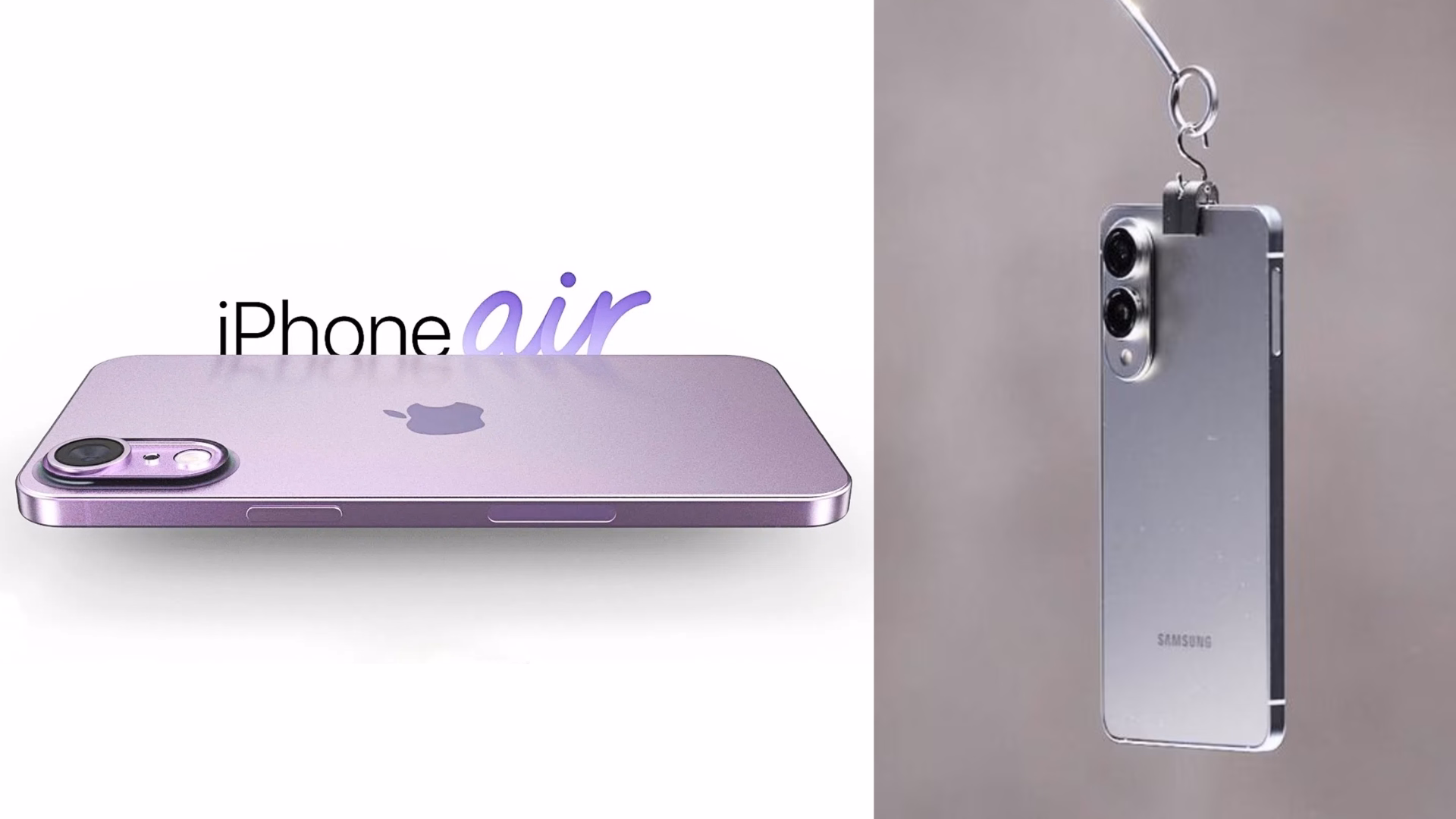iPhone 17 Air vs Samsung Galaxy S25 Edge: Design, camera, battery, display, and all the major differences