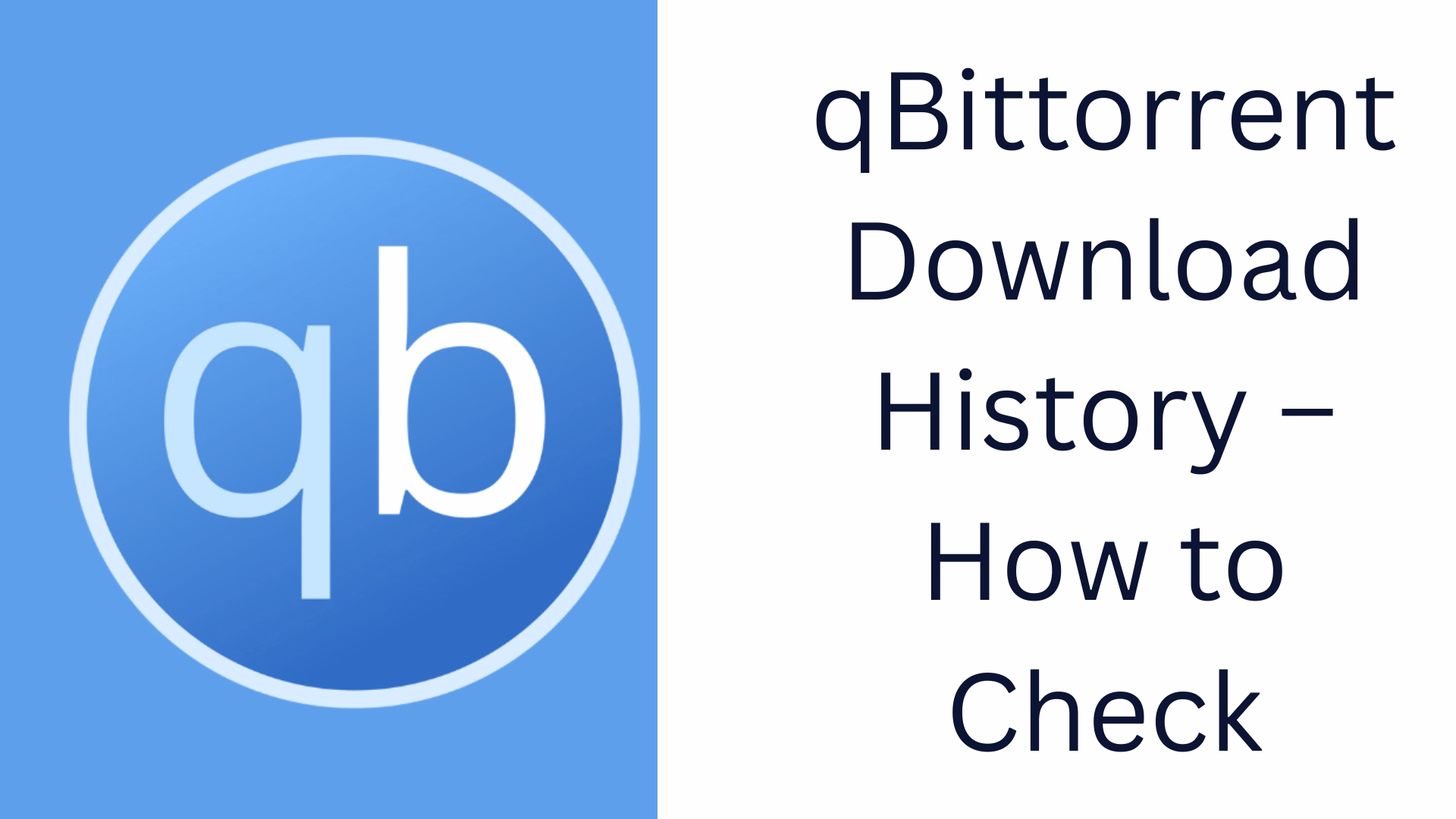 qBittorrent Download History – How to Check