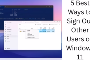 5 Best Ways to Sign Out Other Users in Windows 11