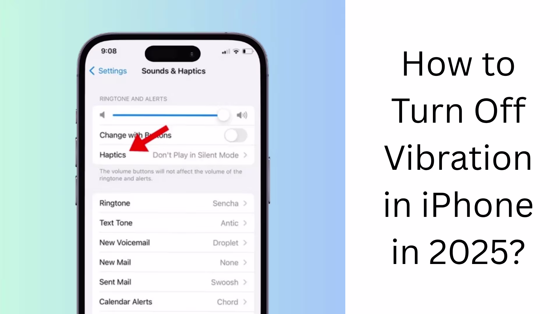 How ​​to Turn Off Vibration in iPhone in 2025?