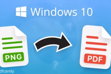 How to Convert a PNG To PDF on Windows 11