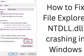 How to Fix NTDLL.dll Crash of File Explorer in Windows? (Full Guide)