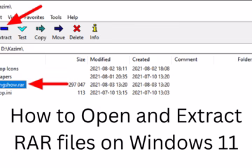 How to Open and Extract a RAR File in Windows 11?