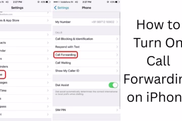 How to Turn On Call Forwarding in iPhone?
