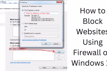 How to block a website using a firewall in Windows 11?