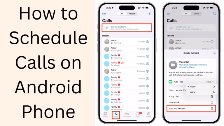 How to Schedule Calls on Android Phone