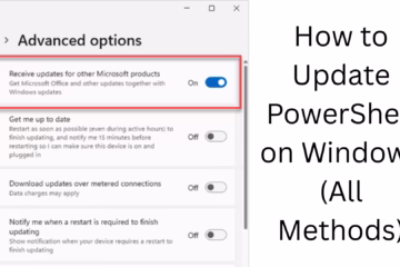 How to Update PowerShell on Windows? (All Methods)