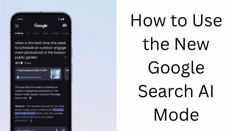 How to Use Google Search AI Mode?