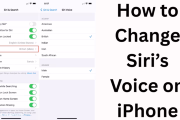 How to Change Siri Voice on iPhone?