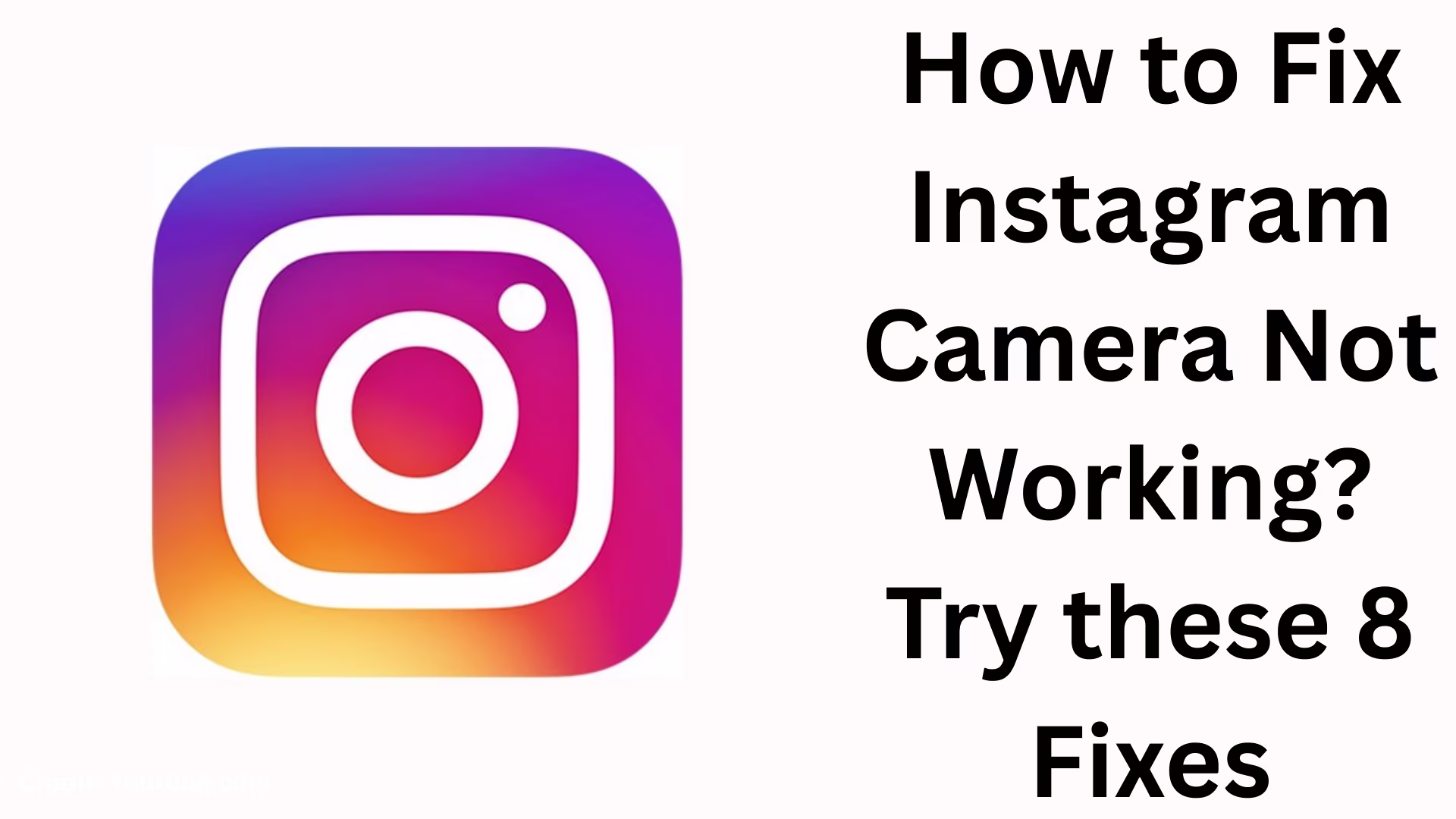 Instagram Camera Not Working? Try These 8 Fixes?