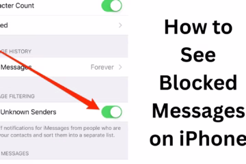 How to View Blocked Messages on iPhone?