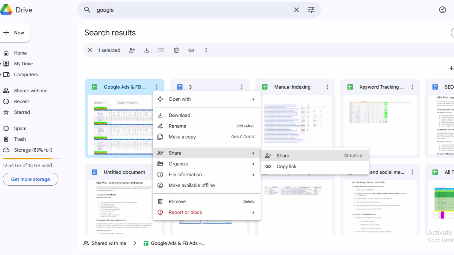 How to see who has access to Google Drive files?