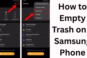 How to Empty Trash on a Samsung Phone?