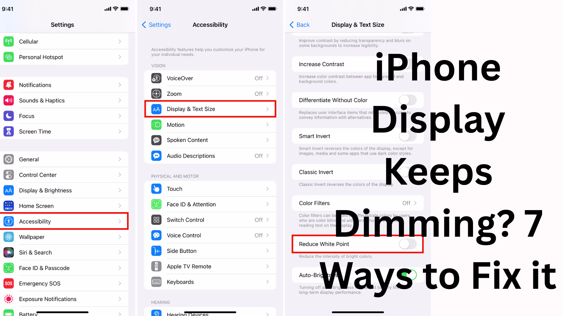 iPhone Display Keeps Dimming? 7 Ways to Fix It