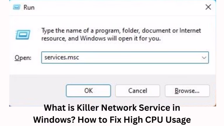 What is Killer Network Service in Windows? How to Fix High CPU Usage