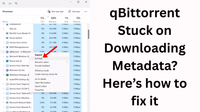 qBittorrent Stuck on “Downloading Metadata”? Learn the Solution Here