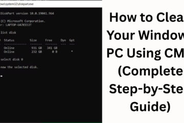 How to Clean Your Windows PC Using CMD (Complete Step-by-Step Guide)