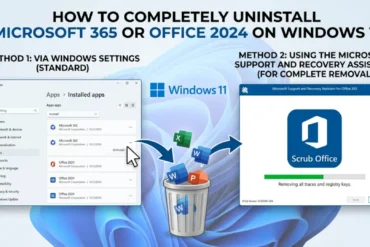 Easy and Effective Way to Completely Uninstall Microsoft 365 or Office 2024 Apps in Windows 11