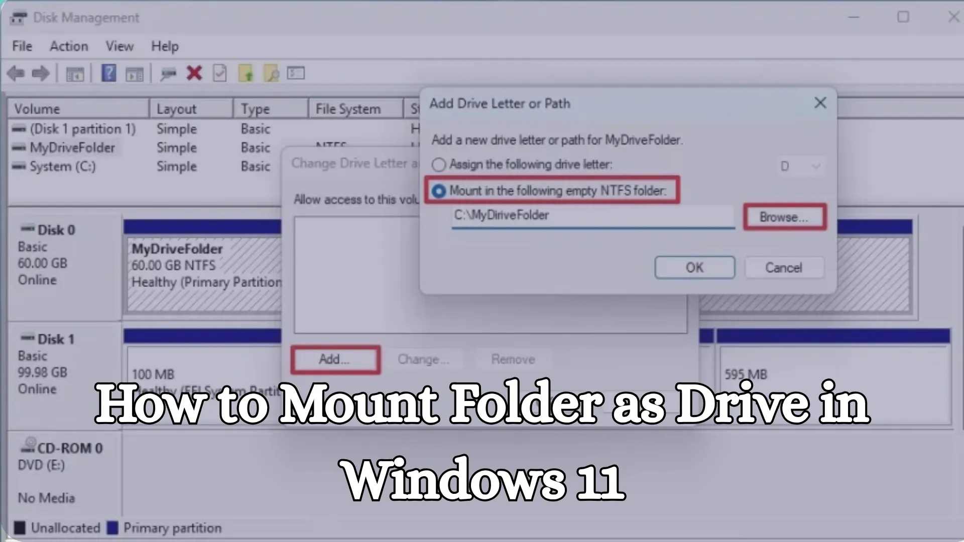 How to Mount a Folder as a Drive in Windows 11?