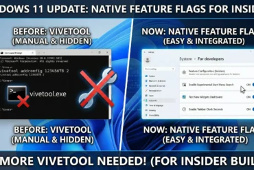 Native Feature Flags in Windows 11 No More Need for ViveTool – A Major Update for Insider Builds