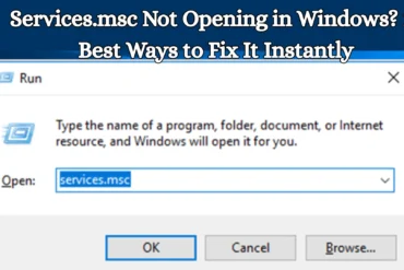 Services.msc Not Opening in Windows? 11 Best Ways to Fix It Instantly