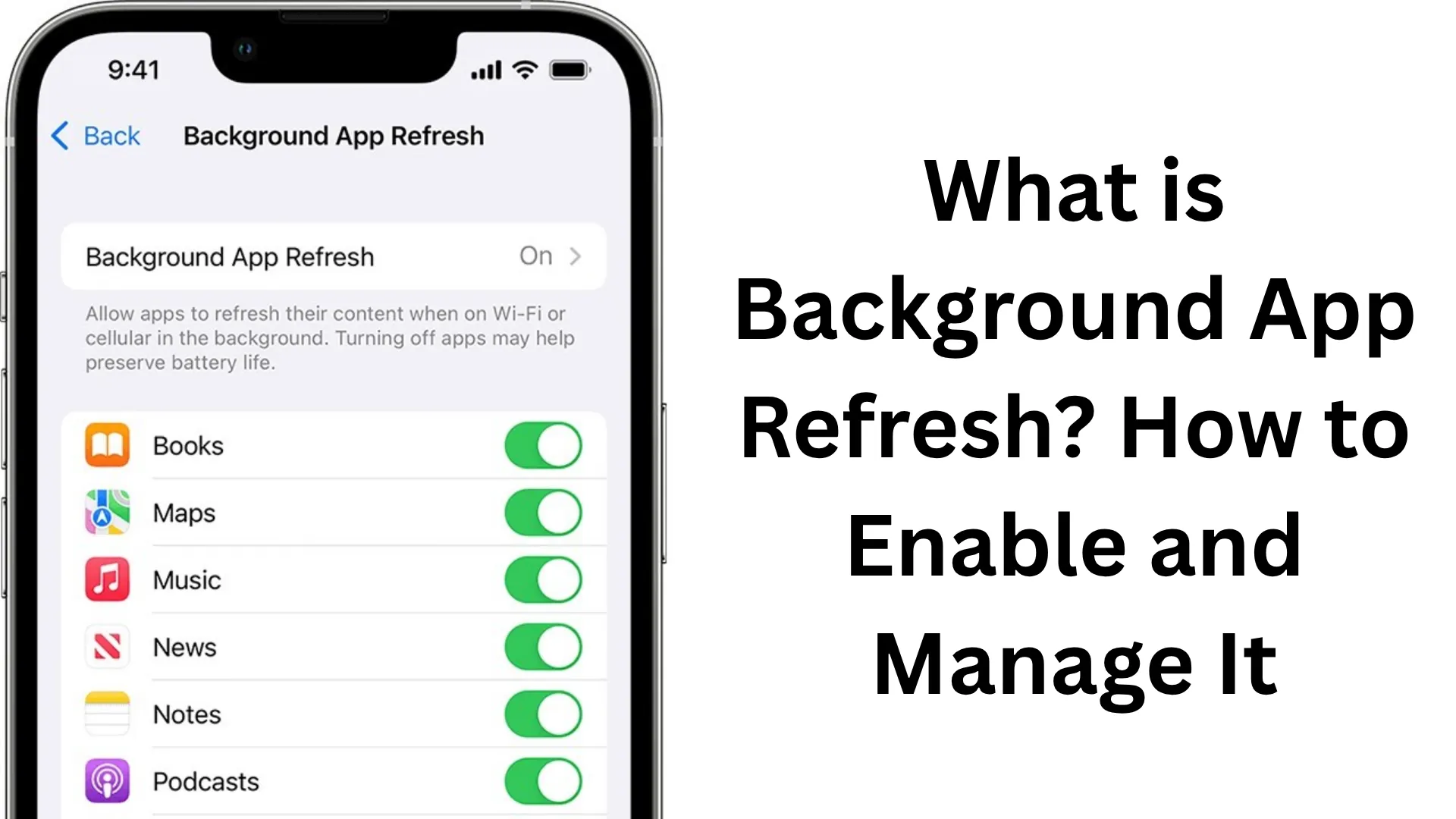 What is Background App Refresh? How to Enable and Manage It