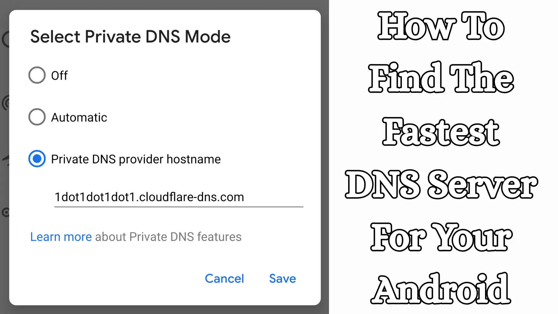 How To Find The Fastest DNS Server For Your Android