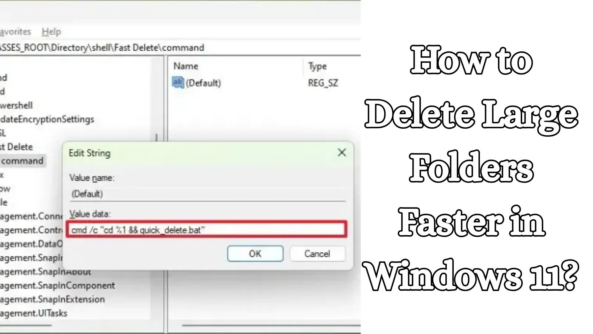How to Delete Large Folders Faster in Windows 11