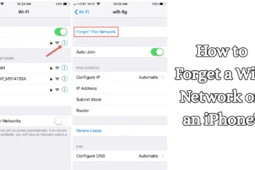 How to Forget a WiFi Network on an iPhone?