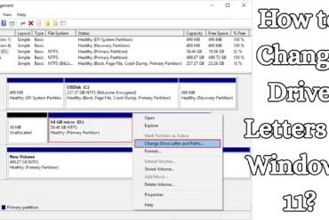 How to Change Drive Letters in Windows 11?