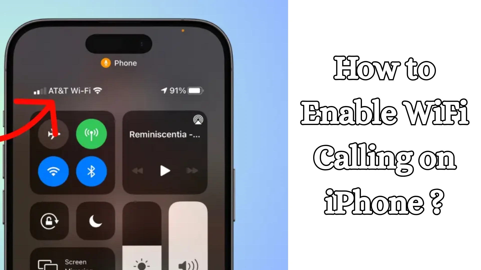 How to Enable WiFi Calling on iPhone?